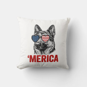 Coussin Merica Berger Allemand Drapeau Lunettes de soleil
