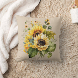 Coussin Méridien Tournesol Splendeur