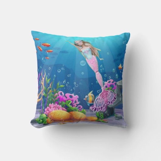 Coussin Mérmaid Célèbre (Recto)