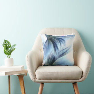 Coussin Mermaid Glam Tail   Dusty Ice Blue Luster Sheen