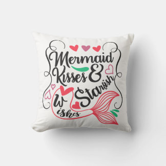 Coussin Mermaid Kisses Starfish Wings