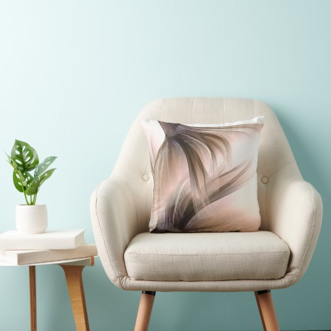 Coussin Mermaid Posh Tail | Dusty Terracotta Peach Sheen (Chaise)