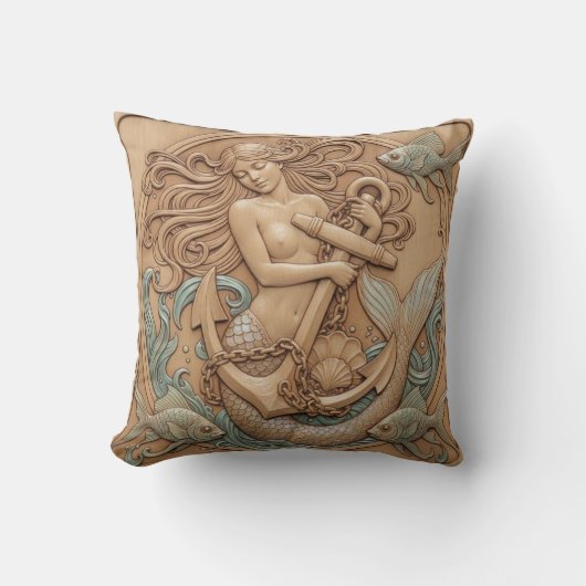 Coussin Mermaid Throw Cushion (Recto)