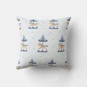 Coussin Merry Go Round For Kid & Nursery Baby Throw Pillow (Verso)