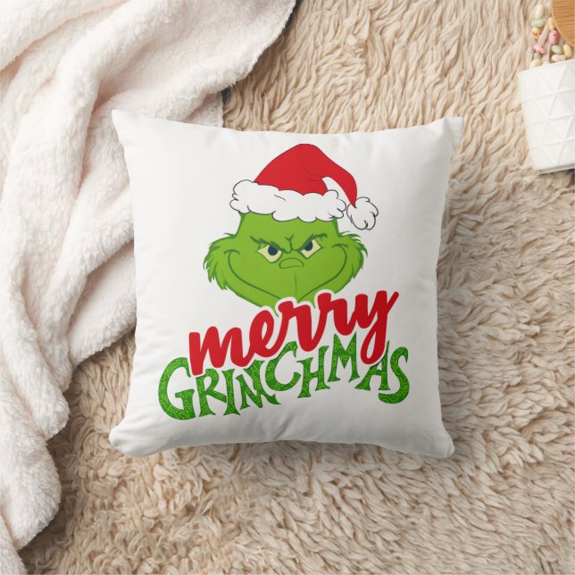 Coussin Merry Green Christmas Creature Design (Couverture)
