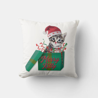 Coussin Merry Kitty, Joyeux Noël