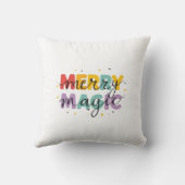 Coussin Merry Magic Colorful Illustration (Verso)