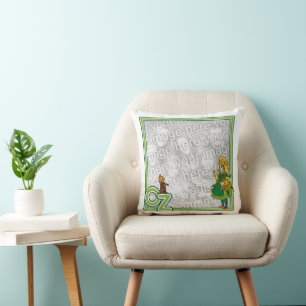 Coussin Merveilleux Magicien d'Oz; Dorothy et Toto