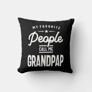 Coussin Mes Gens Favoris M'Appelent Grandpap