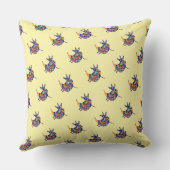 Coussin Mésange Mésange Enfants Jaune Pâle (Verso)