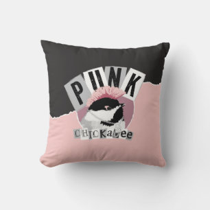 Coussin Mésange punk
