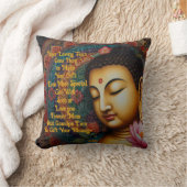 Coussin Message personnalisé de Bouddha tranquille - Cadea (Couverture)