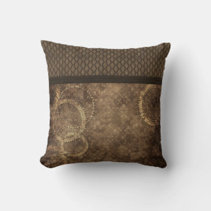 Coussin Metal Gear Steampunk Coussin, Brown