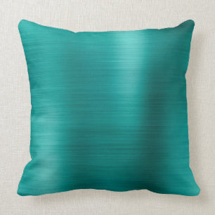 Coussin Métallique Acier Métallique Tripique Turquoise