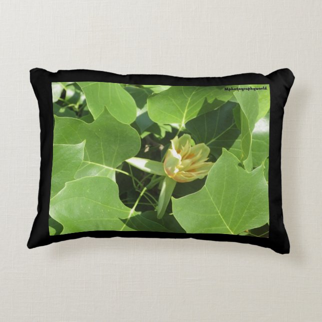 Coussin Métaséquoia et Tulipier 40x30 cm (Dos)