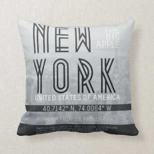 Coussin Métropole New York