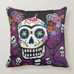 COUSSIN MEXICAIN ARTIST DIA DE LOS MUERTOS PILLOW