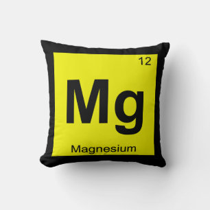 Coussin Mg - Chimie du Magnésium Symbole du tableau périod