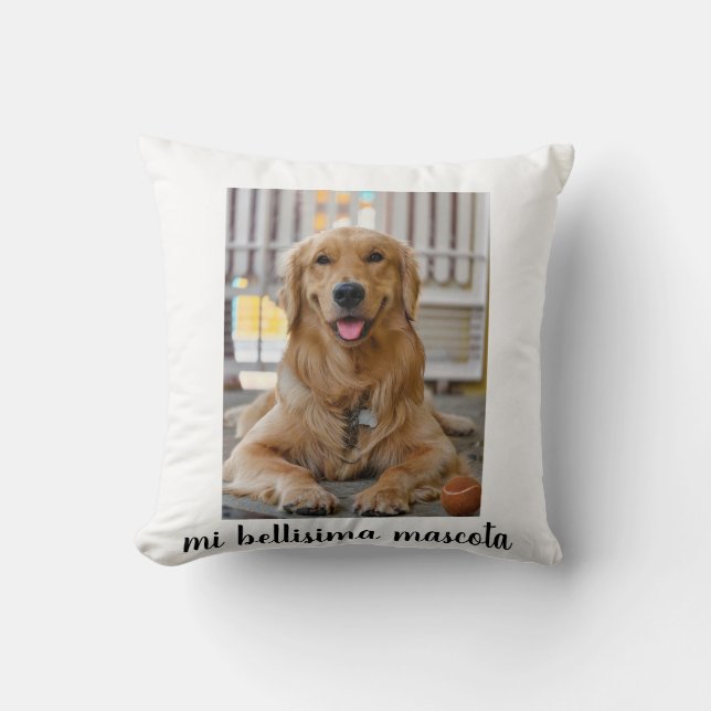 Coussin mi bellisima mascota (Recto)