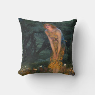 Coussin Mi-été Eve c. 1908 par Edward Robert Hughes