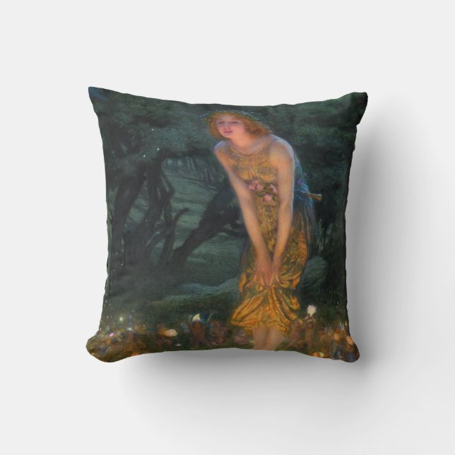 Coussin Mi-été Eve c. 1908 par Edward Robert Hughes (Recto)