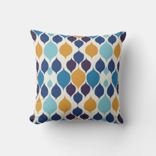 Coussin Mi-siècle 1960 géométrique colorée