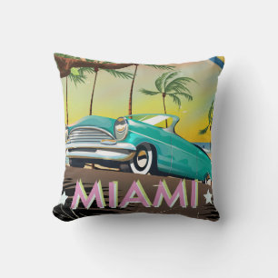Coussin Miami vintage retro
