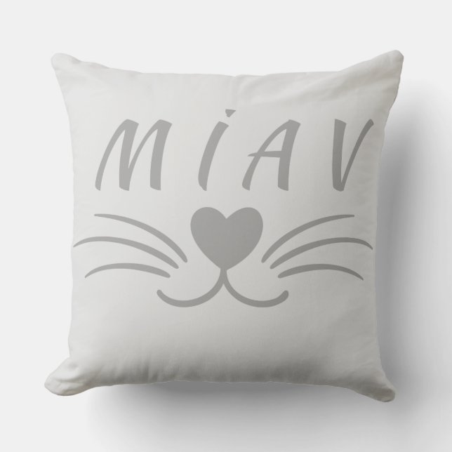 Coussin MIAV | Amoureux des Animaux (Recto)