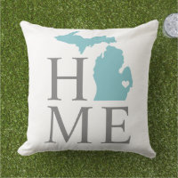 Michigan Accueil Aqua État Gris Texte