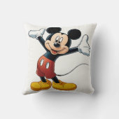 Coussin Mickey Souris Caractère Citrouille - Dessin d'Hall (Verso)