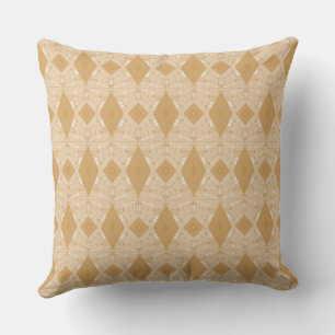 Coussin Micro-caramel illustrant le chintz bohème