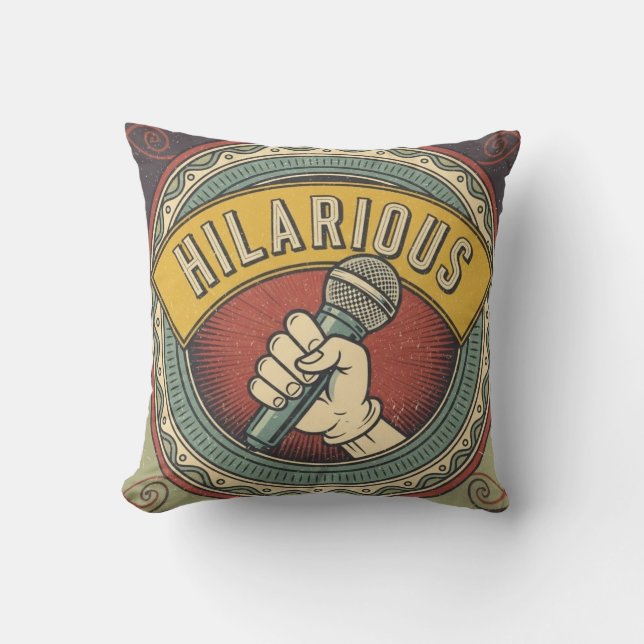 Coussin Micro Classique Hilarant (Recto)