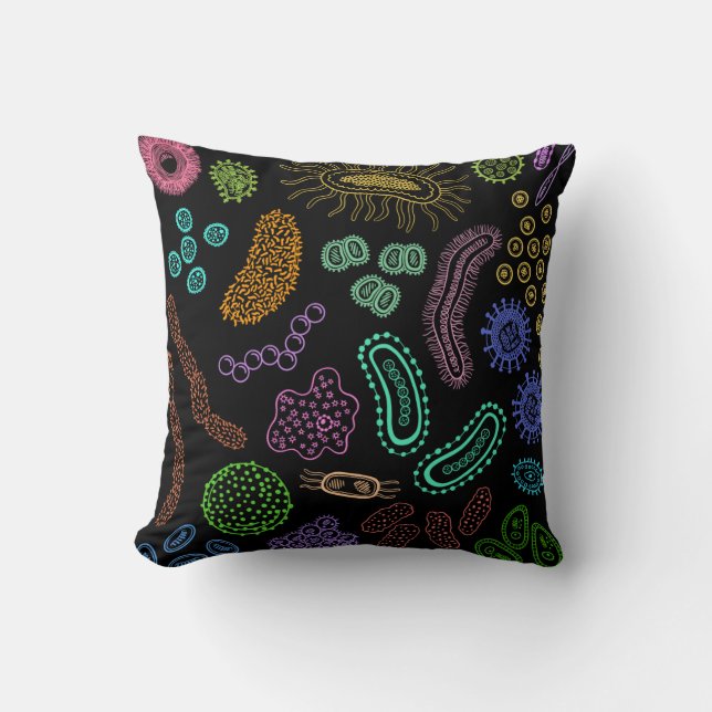 Coussin Microbes (Recto)