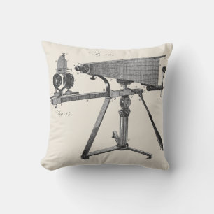 Coussin Microscope du XVIIIe siècle Antique Science INSTRU