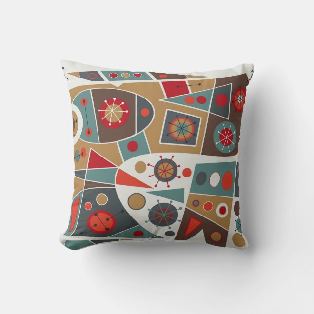 Coussin Mid-Century Modern n° 18 (Recto)