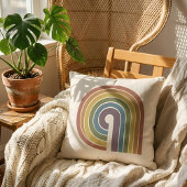 Coussin Mid-Century Modern Pride Écharpe Carrée
