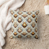 Coussin Miel Abeille Adorable pour Chambre d'Enfants, Cana (Couverture)