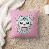 Coussin Mignon adorable petite souris adorable (Couverture)