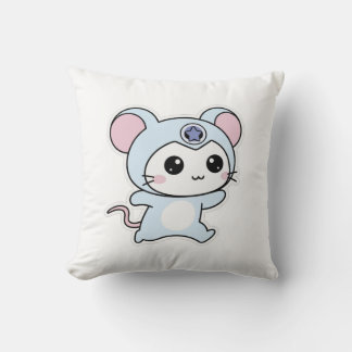 Coussin Mignon adorable petite souris charmante