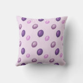 Coussin mignon bébé éléphant (violet) (Verso)