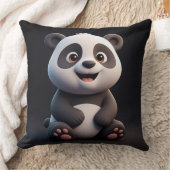 Coussin Mignon bébé panda de dessin animé (Couverture)