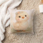 Coussin Mignon bébé poussin chambre d'enfants neutre (Couverture)