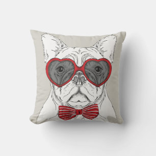 Coussin mignon Bulldog