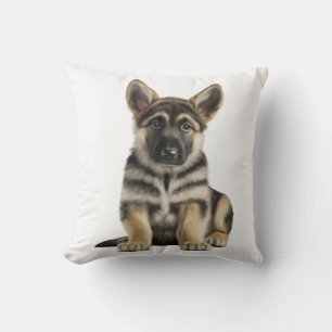 Coussin Mignon chiot berger allemand