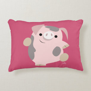 Coussin mignon d'accent de porc de danse de bande