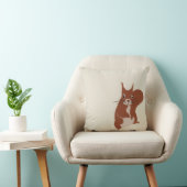 Coussin mignon d'animaux de neige d'hiver (Chaise)