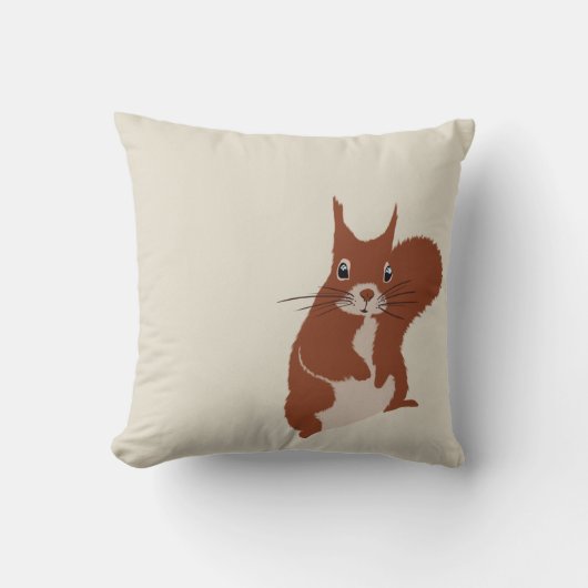 Coussin mignon d'animaux de neige d'hiver (Recto)