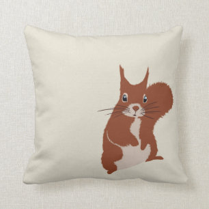 Coussin mignon d'animaux de neige d'hiver