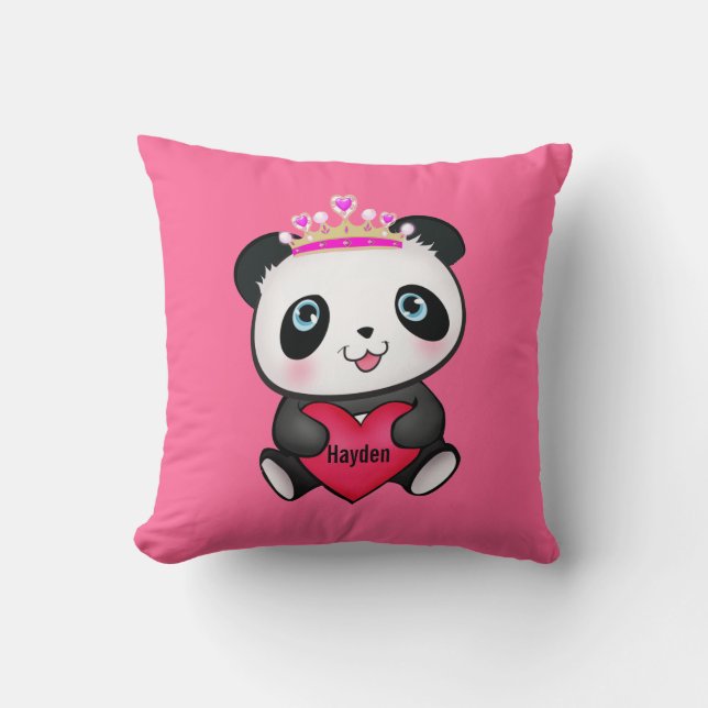 Coussin mignon de cadeau de panda de (Recto)