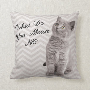 Coussin mignon de chat